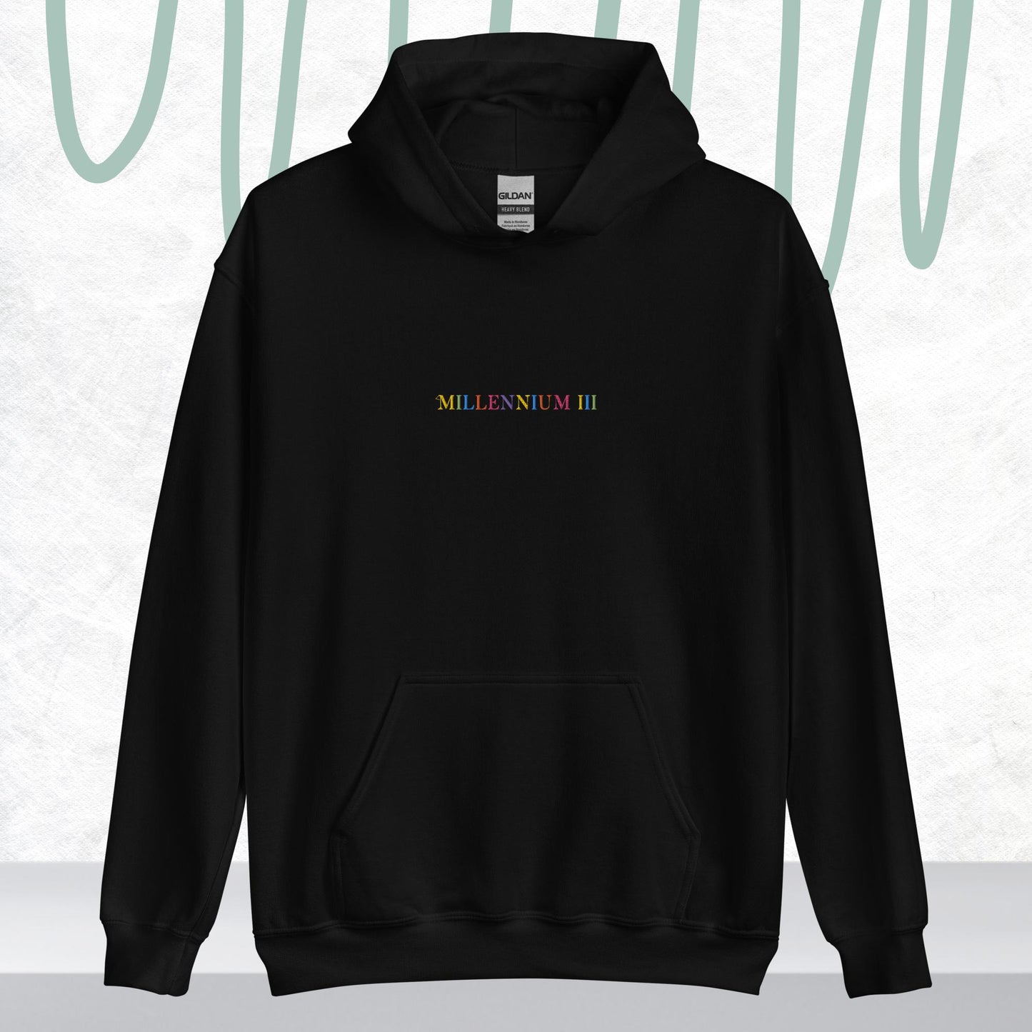 MILLENNIUM III Embroidered Hoodie