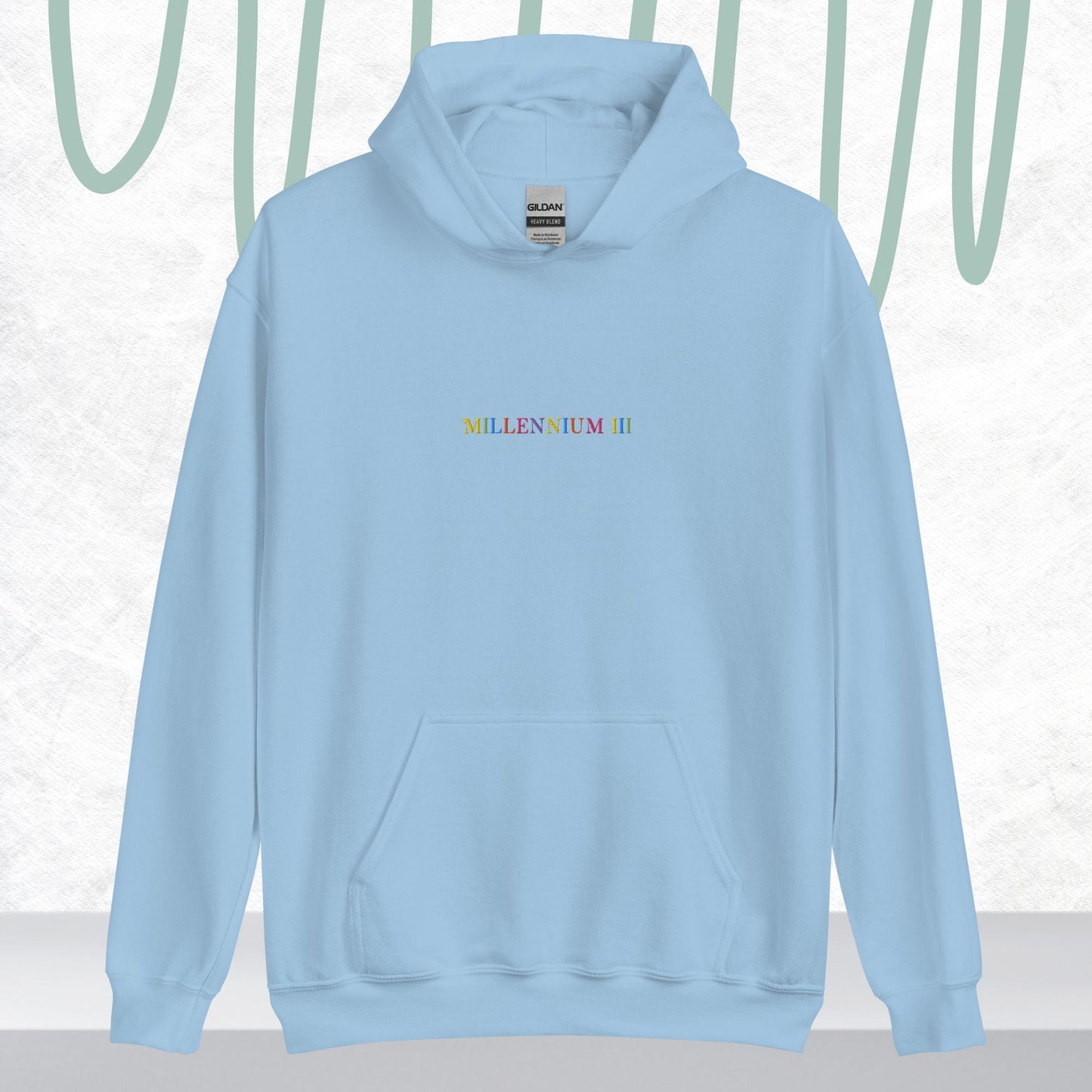 MILLENNIUM III Embroidered Hoodie